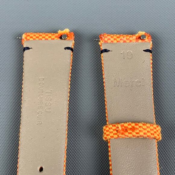 MERCI Orange Yellow Checkered Watch Band - Picture 5 of 5